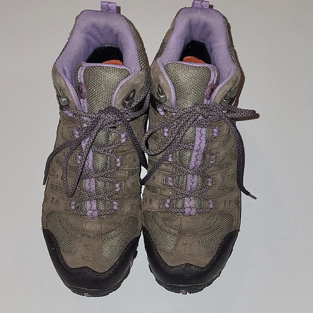 Women's Hiking Shoes in Purple and Black